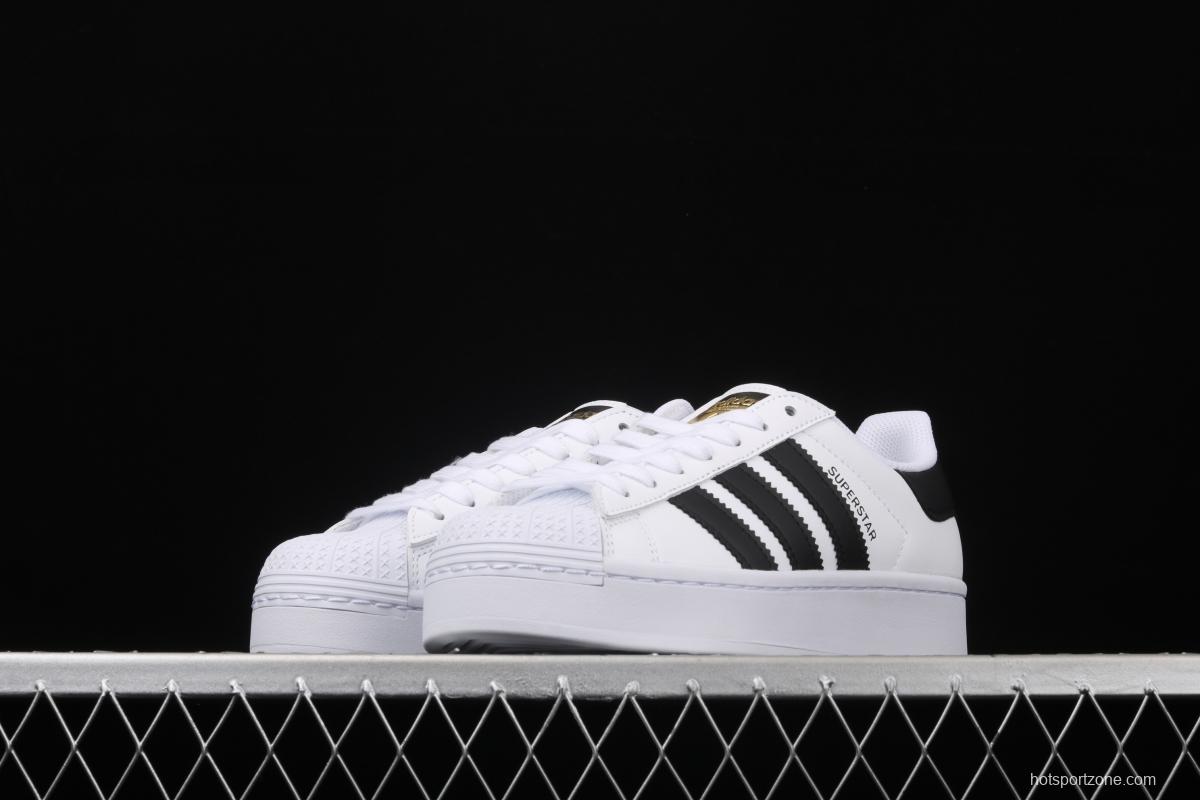 Adidas Superstar FW5771 shell head and thick soles raised casual board shoes