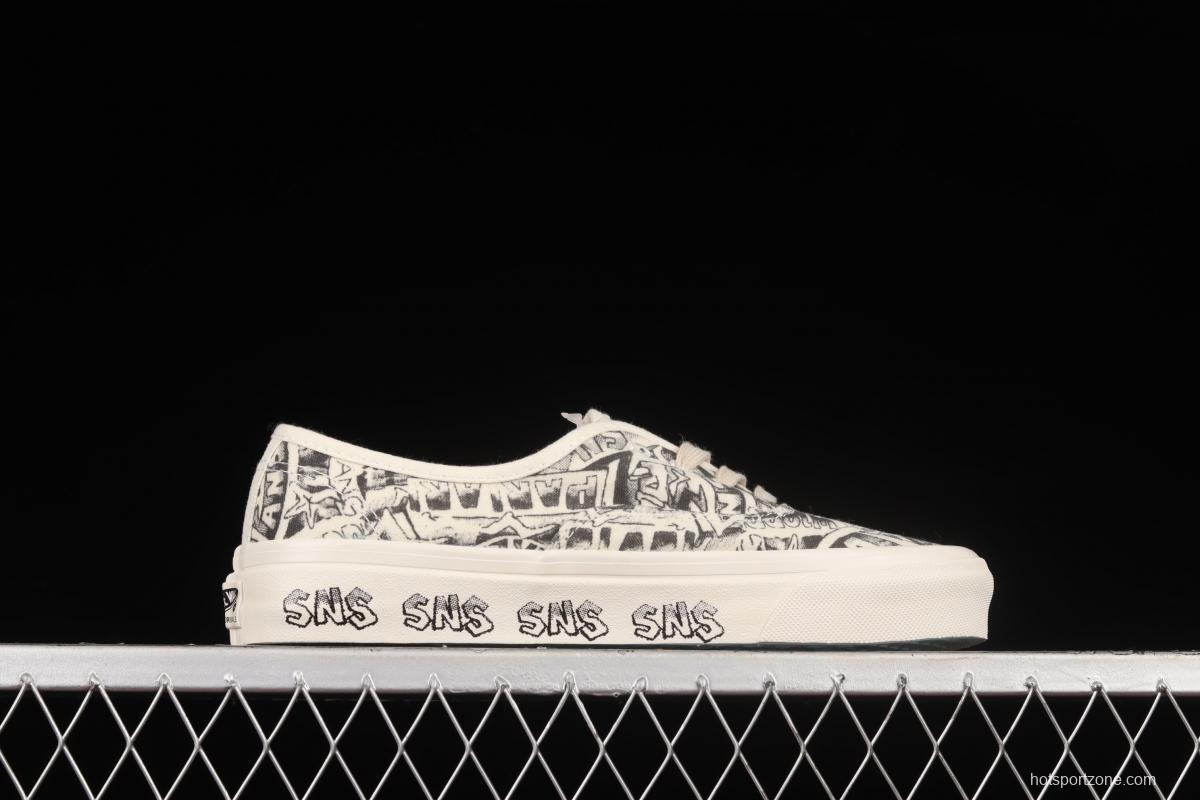 SNS x Vans Authentic joint low-top casual shoes VN0A4BV9676