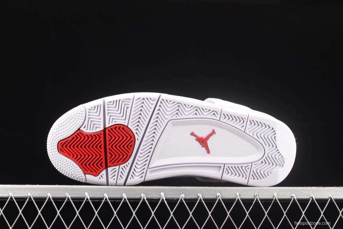 Air Jordan 4 Red Metallic White and Red CT8527-112