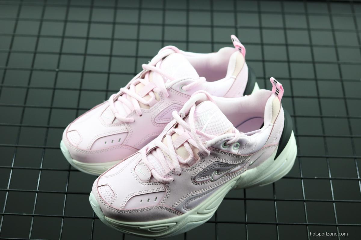 NIKE M2K Tekno pink and white color retro sports daddy shoes AO3108-600