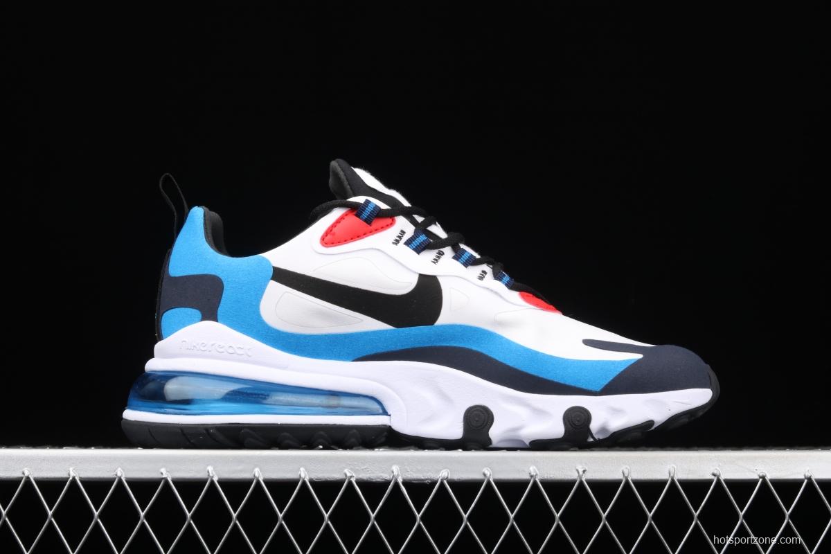 NIKE Air Max 270React new high-frequency mesh hollowing out function half-palm air cushion running shoes DA2400-100