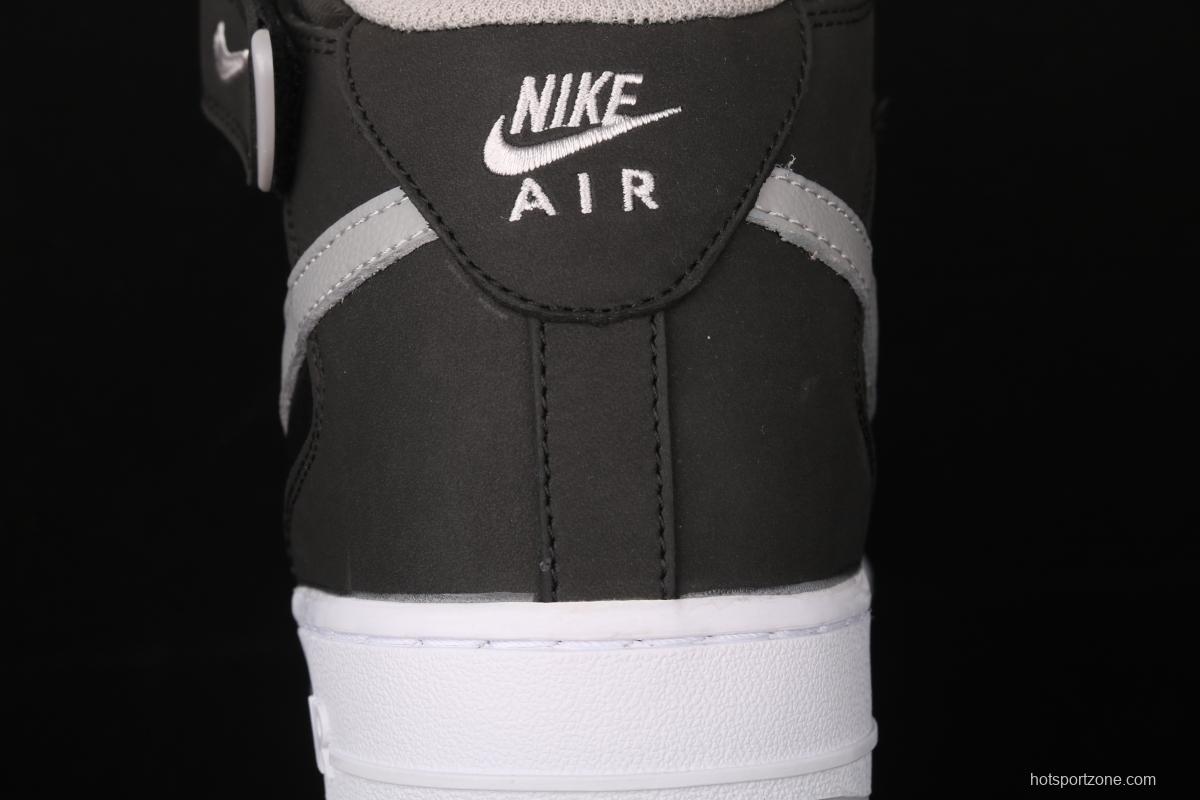 NIKE Air Force 1x 07 Mid shadow gray top casual board shoes 854851-067