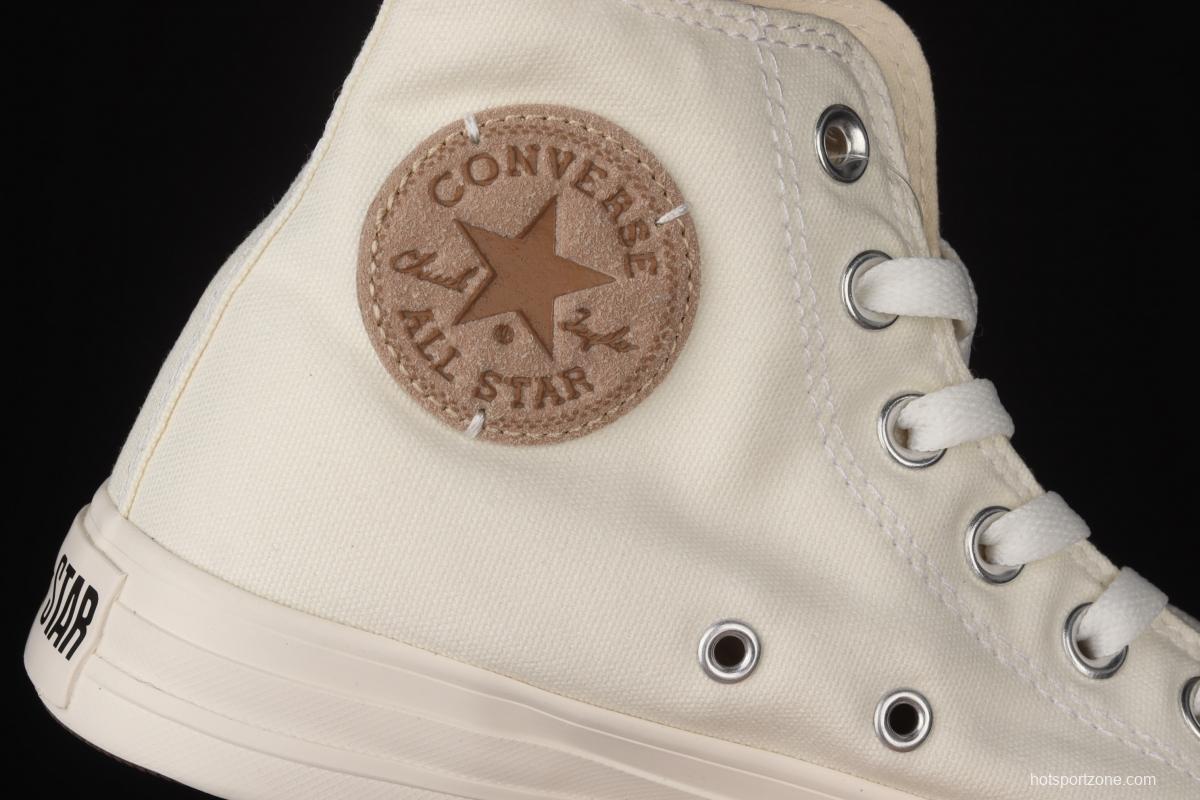 Converse All Star Converse Japanese milk coffee chocolate upper casual board shoes 170128C