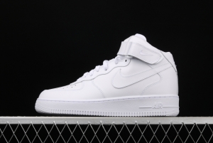 NIKE Air Force 1 Mid'07 Air Force all-white mid-top casual board shoes 315123-111,