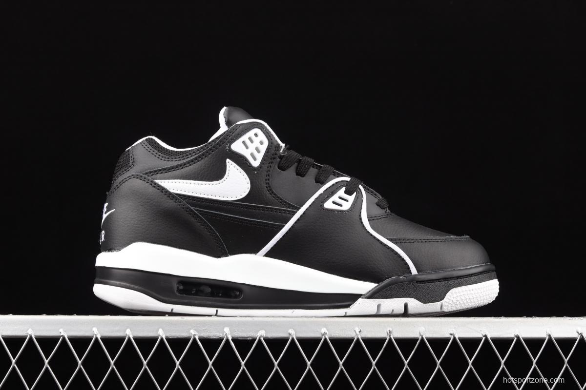 NIKE Air Flight 89 black and white air cushion basketball shoes CT1570-001