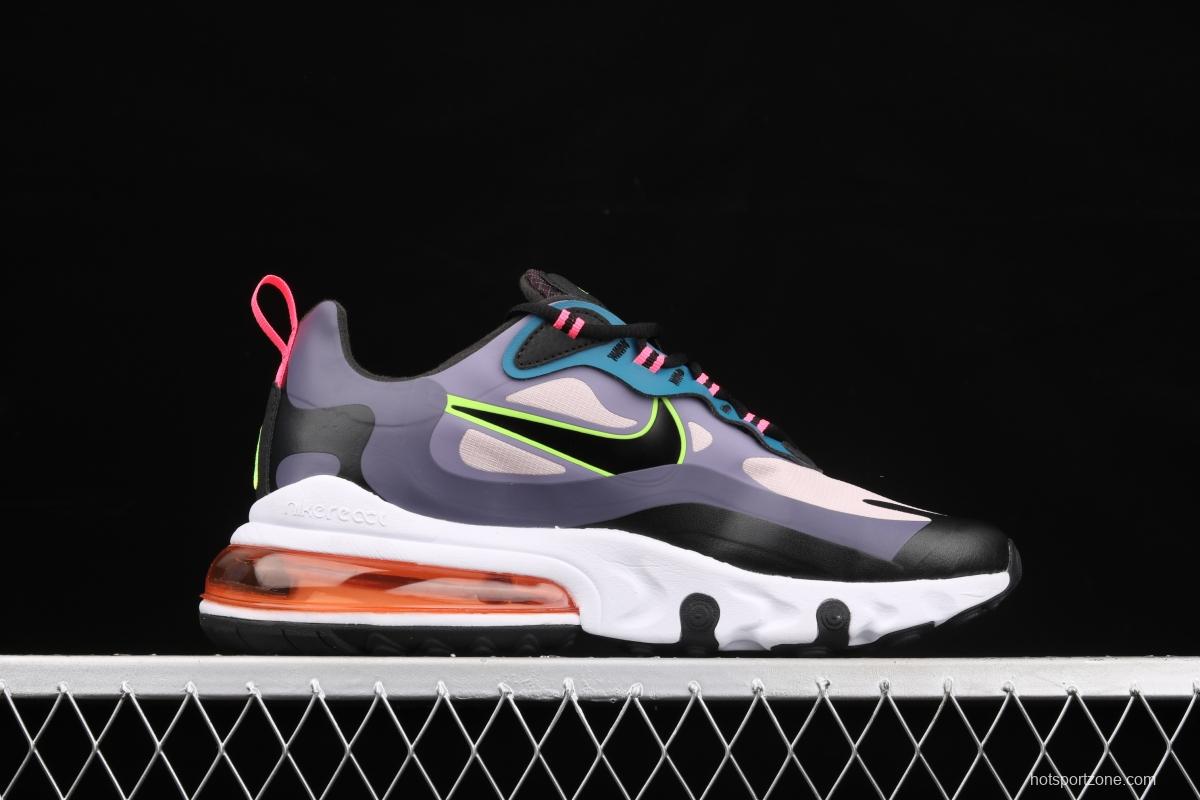 NIKE Air Max 270React new high frequency mesh hollowed-out half-palm air cushion running shoes CV8818-500