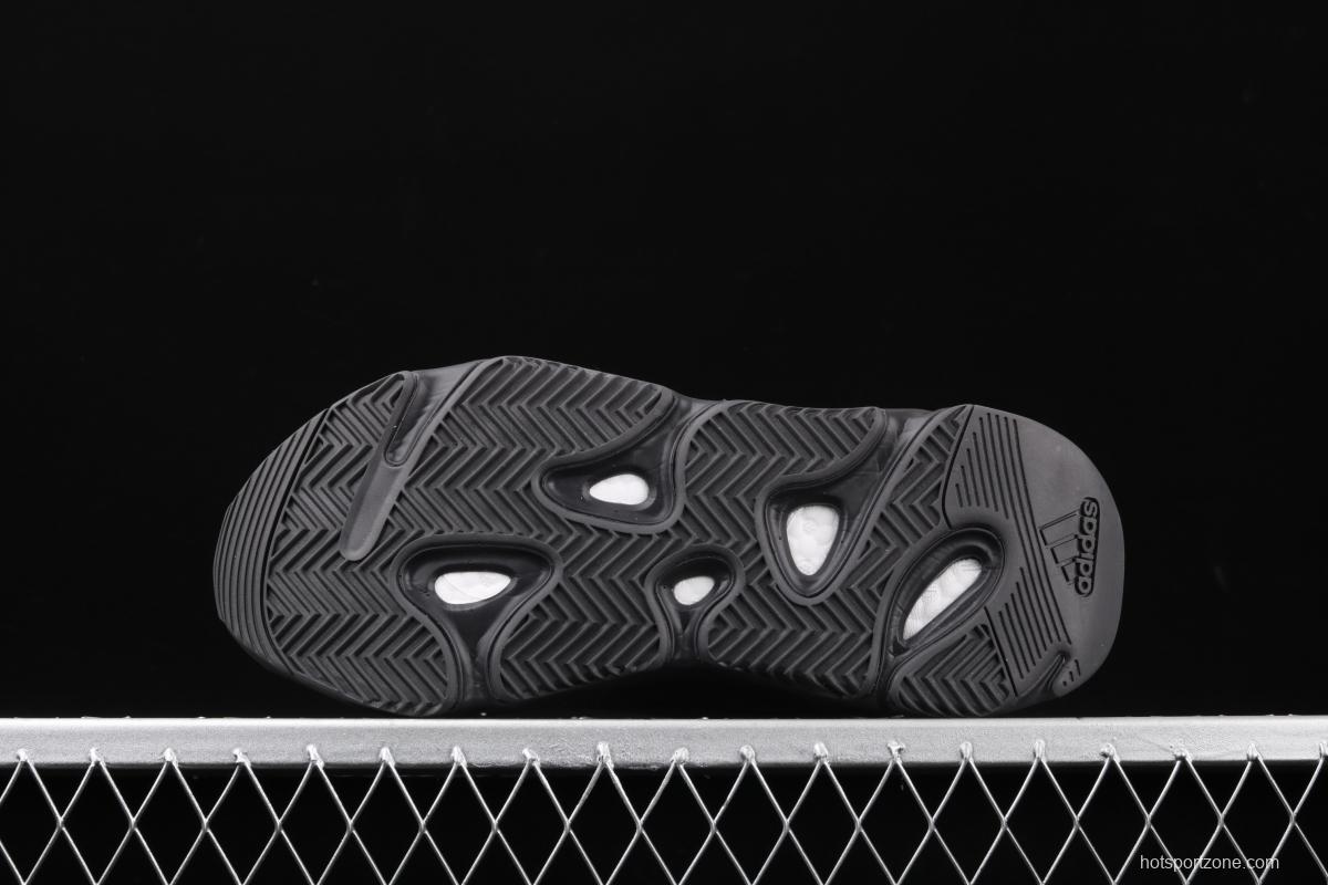 Adidas Yeezy Boost 700Inertia FU6684 Kanye coconut 700all black running shoes 3M reflection