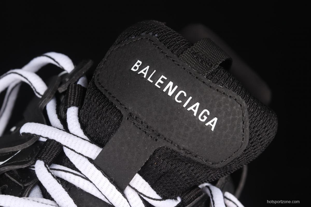Balenciaga Sneaker Tess s.Gomma Res BI ALV/TIS EFF NUBUK/TIS E 2020 latest color matching trend running shoes W1GB12045