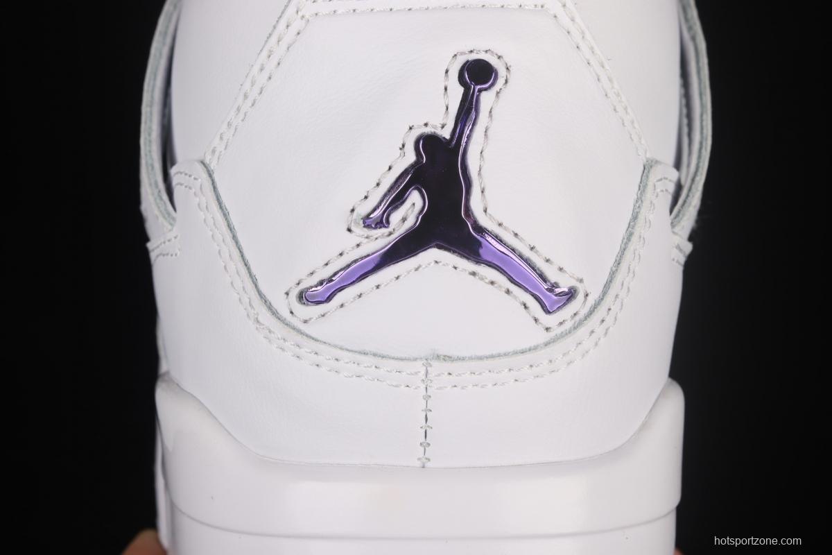 Air Jordan 4 Court Purple White and Purple head layer True Standard CT8527-115