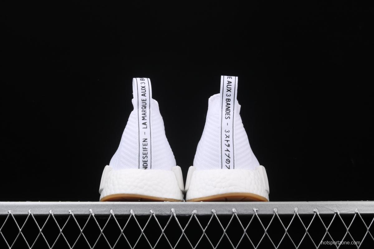 Adidas NMD CS1 competes for All White BA7208 stretch knitted sock shoes