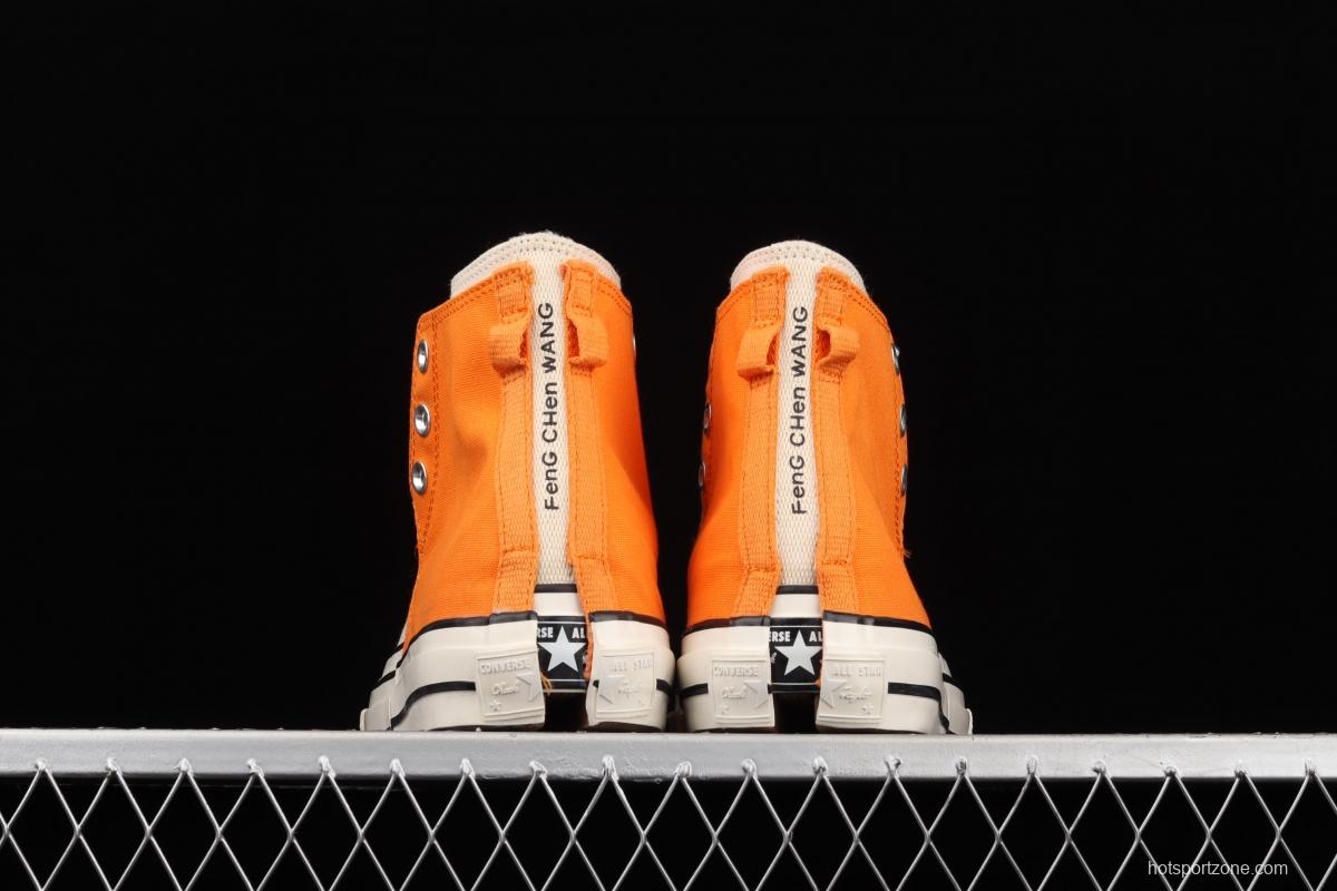 Converse x Feng Chen Wang 2in1 Chuck 70 deconstruct and reshape the joint style high top casual board shoes 169840C