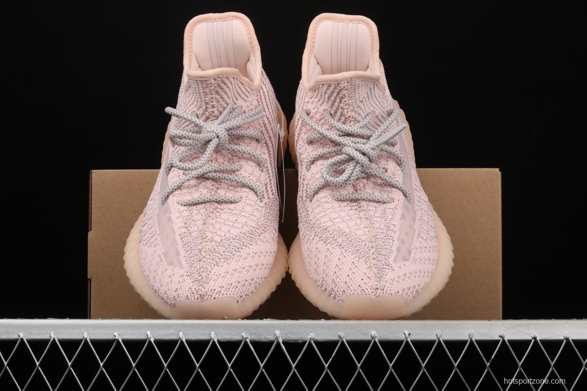 Adidas Yeezy 350 Boost V2 Synth FV5666 Darth Coconut 350 second generation silver powder hollowed out all over the sky BASF Boost original bottom
