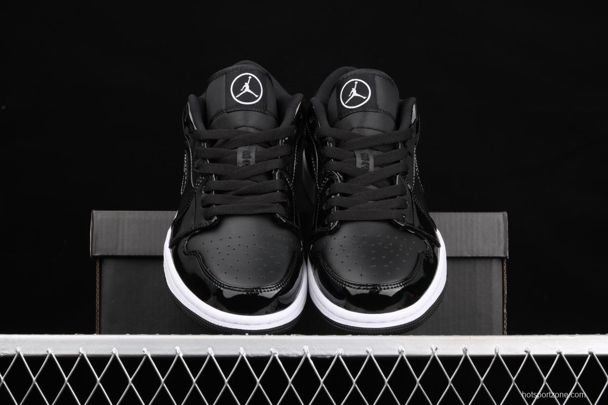 Air Jordan 1 Low ASW low-top all-Star patent leather black low-top basketball shoes DD1650-001