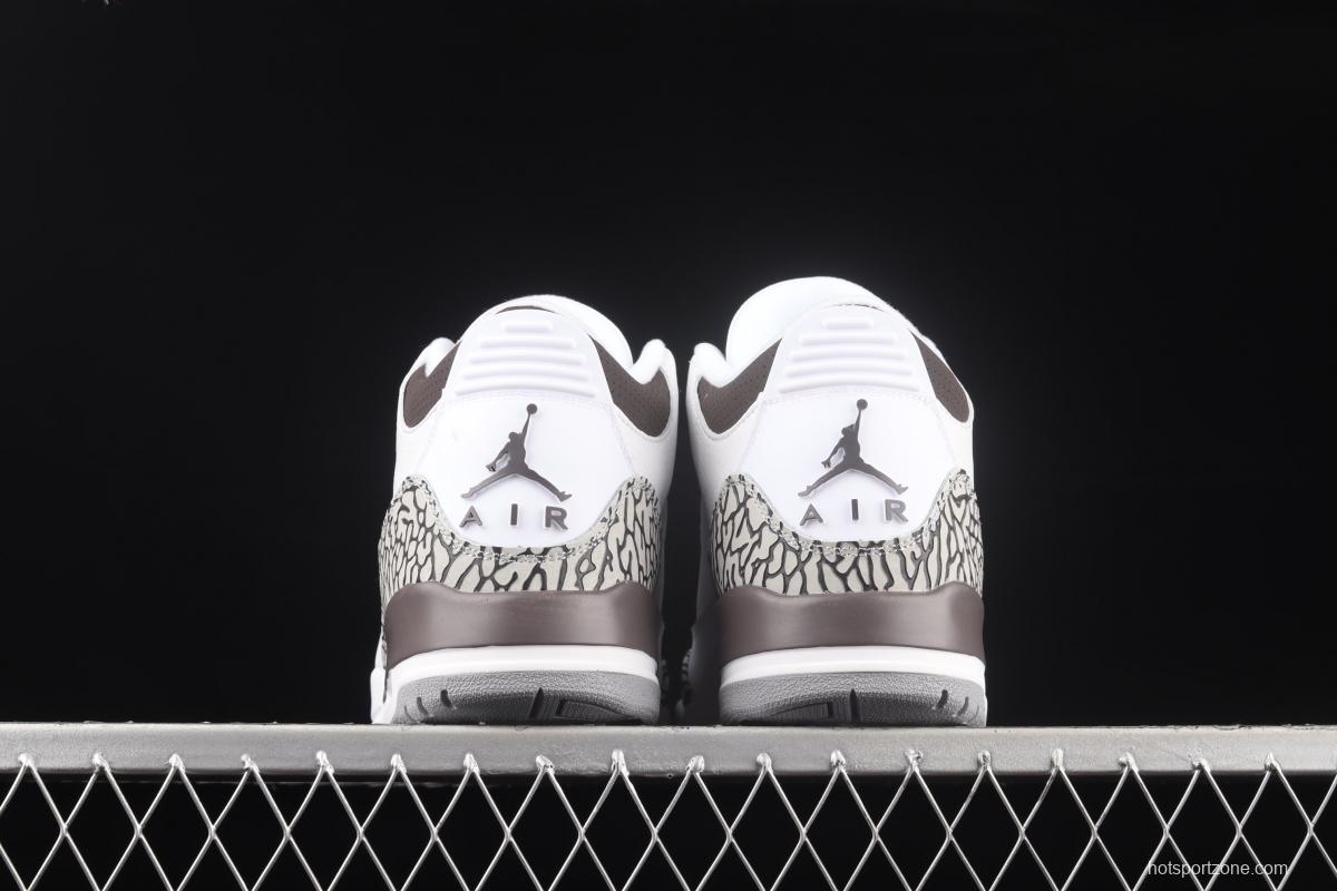 Air Jordan 3 Retro SP Medium Grey AJ3 Joe 3m white ash explosion crack DH3434-110A