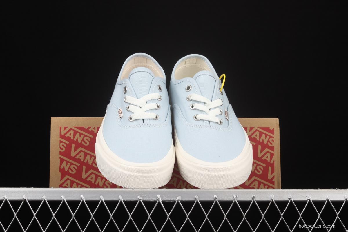Vans Eco Theory recycled powder blue rice white linen rope canvas board shoes VN0A5HZS9FR
