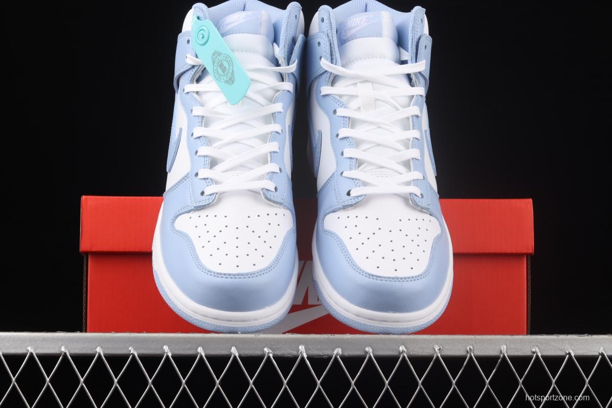 NIKE SB DUNK High North Carolina blue SB rebound high upper shoes DD1869-107,