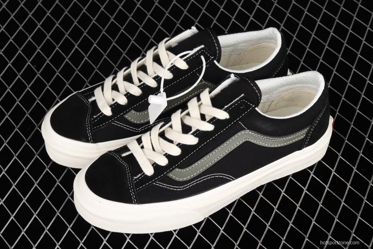 Vans Style 36 Retro black and white PEACEMINUSONE short head limited edition skateboard shoes VN0A3DZ3VTA