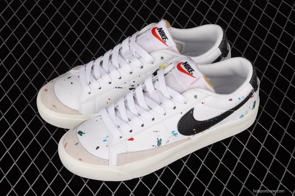 NIKE Blazer Low'77 Vintage White/Light Blue/Grey Classic Trail Blazers low-end leisure sports board shoes DJ1517-100