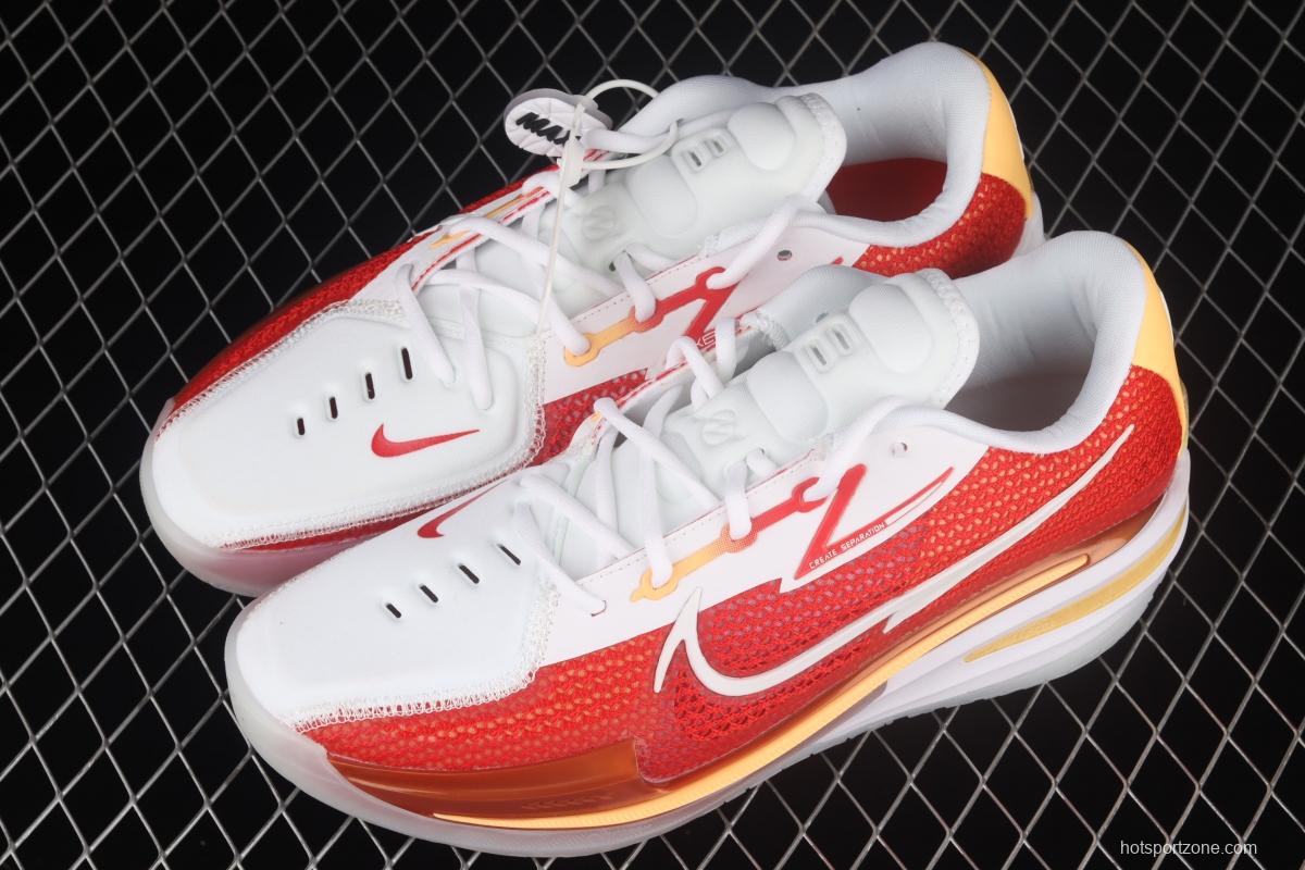 NIKE Air Zoom G.T.Cut EP first white and red actual combat series basketball shoes CZ0176-100