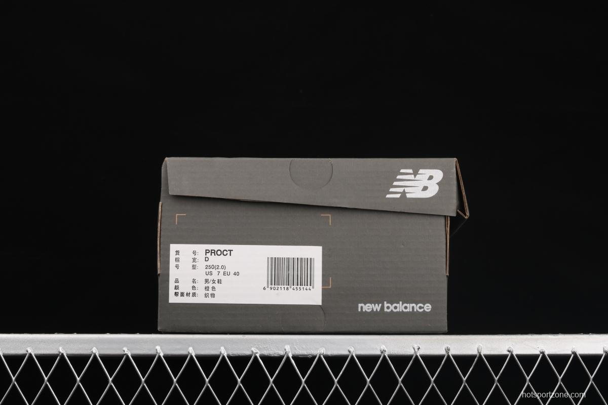 New Balance Proctsen New Bailun retro smile canvas leisure classic campus board shoes PROCT orange