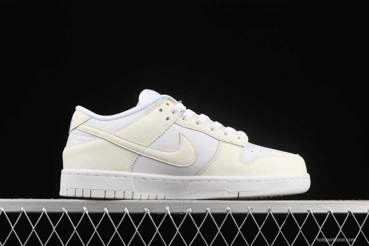 NIKE DUNK Low Next Nature sea salt cream white SB crushed backboard low upper board shoes DD1873-101