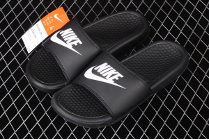 NIKE Benassi Dou Ultra Slid # PEACEMINUSONE same style # authentic slippers Life assorted Summer Beach slippers 343880-090
