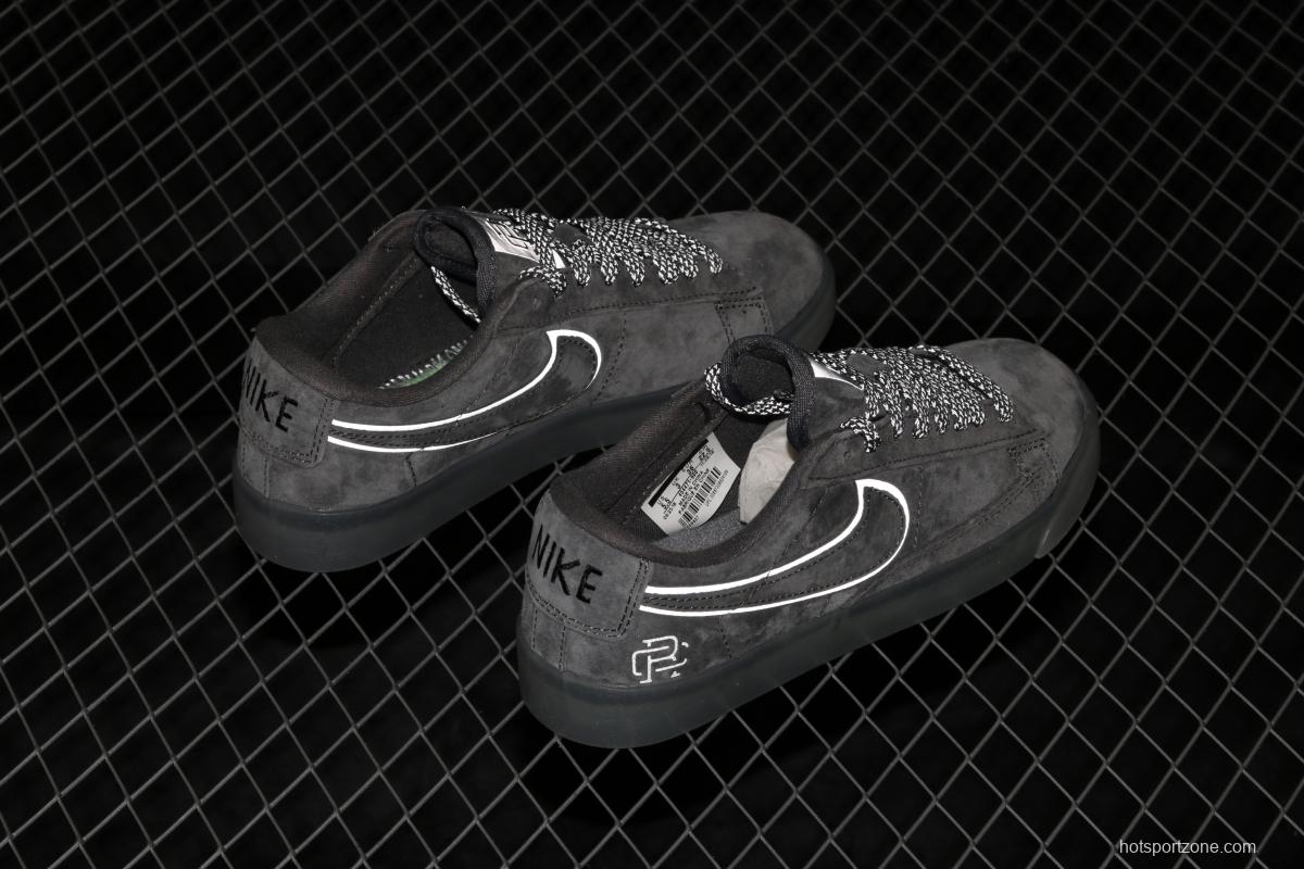 Reigning Champ x NIKE Blazer SB defending champion 3M reflective joint name board shoes 454471-900