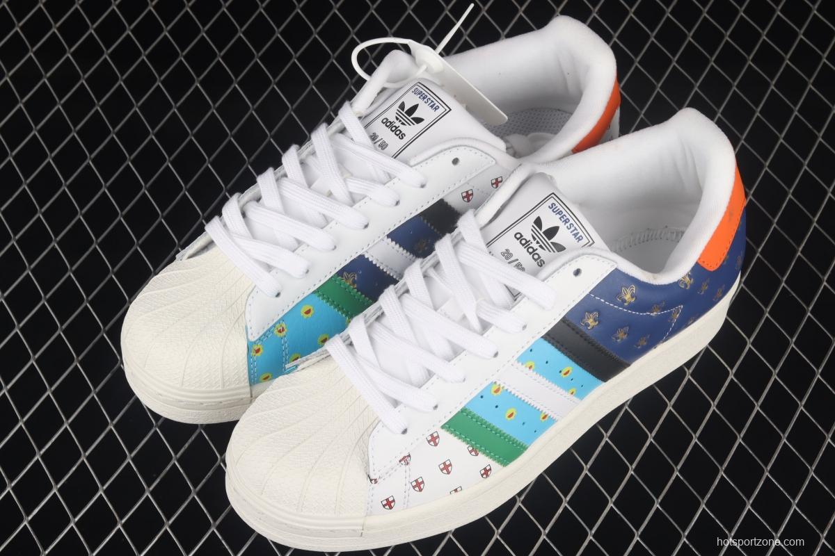 Adidas Originals Superstar FX7175 50th Anniversary Limited City Series Shell head Leisure Board shoes