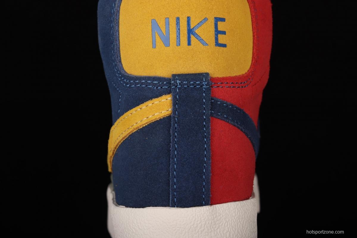 NIKE Blazer Mid'77 Vntg We Suede spliced Yuanyang high-top casual board shoes DC9179-476