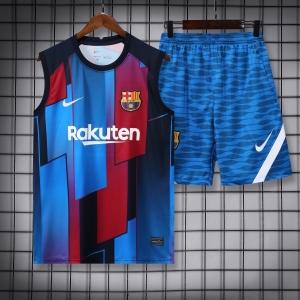22 23 Barcelona VestTraining Suit S－2XL（Shorts With Pocket）