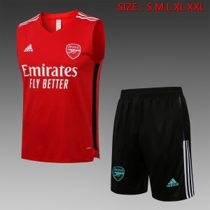 21 22 Arsenal Vest Red D614#