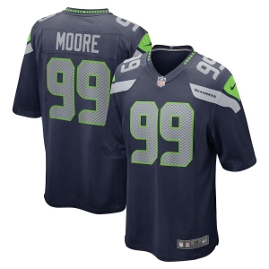 Men's Damontre Moore College Navy Player Limited Team Jersey
