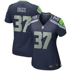 Women's Quandre Diggs Navy Player Limited Team Jersey