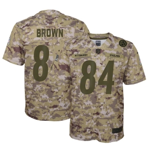 Men's Antonio Brown Camo Salute to Service Player Limited Team Jersey