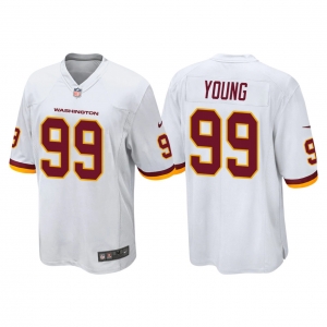 Men's #99 Chase Young White Player Limited Team Jersey