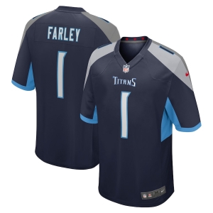 Men's Caleb Farley Navy 2021 Draft First Round Pick Player Limited Team Jersey