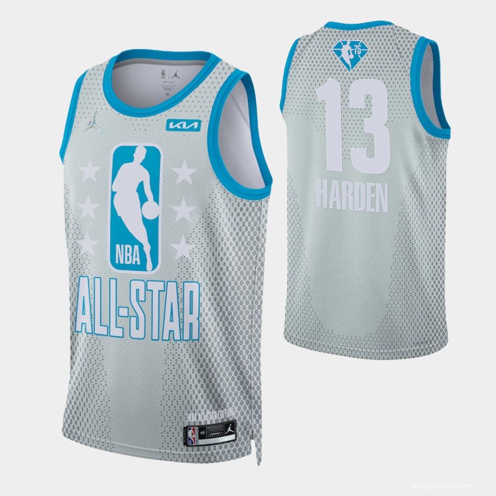 Adult 2022 All-Star James Harden Gray Jersey