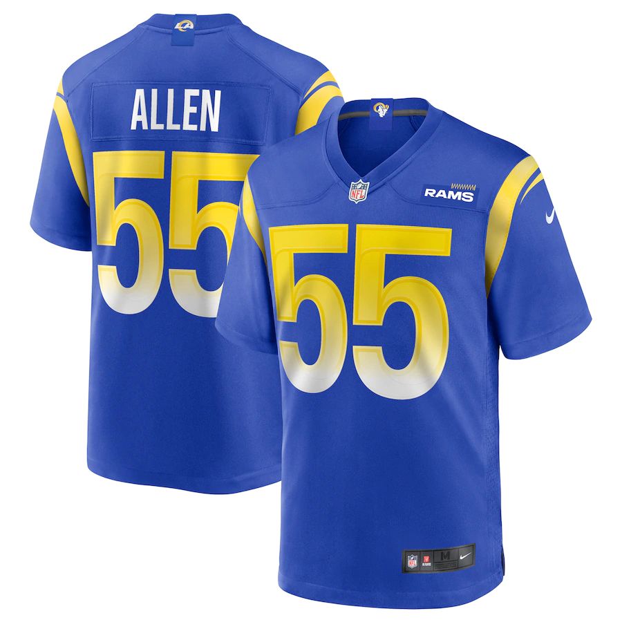 Men's Brian Allen Royal Player Limited Team Jersey