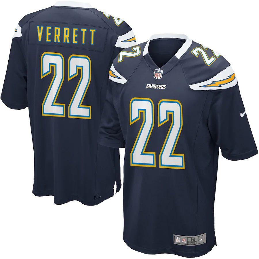 Mens Jason Verrett Navy Blue Player Limited Team Jersey