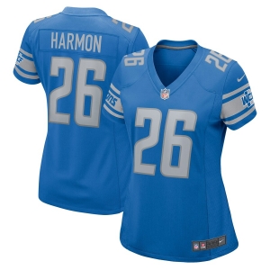 Women's Duron Harmon Blue Player Limited Team Jersey