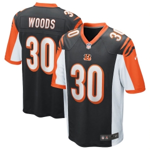 Men's Ickey Woods Black Retired Player Limited Team Jersey
