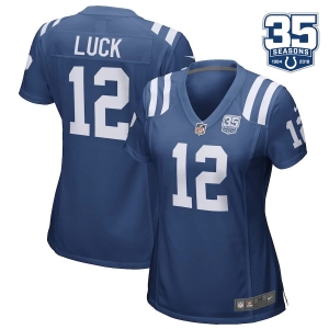 Women's Andrew Luck Royal 35th Season Player Limited Team Jersey