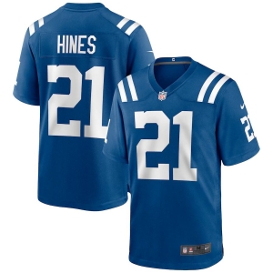 Men's Nyheim Hines Royal Player Limited Team Jersey