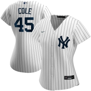 Women's Gerrit Cole White Home 2020 Player Name Team Jersey