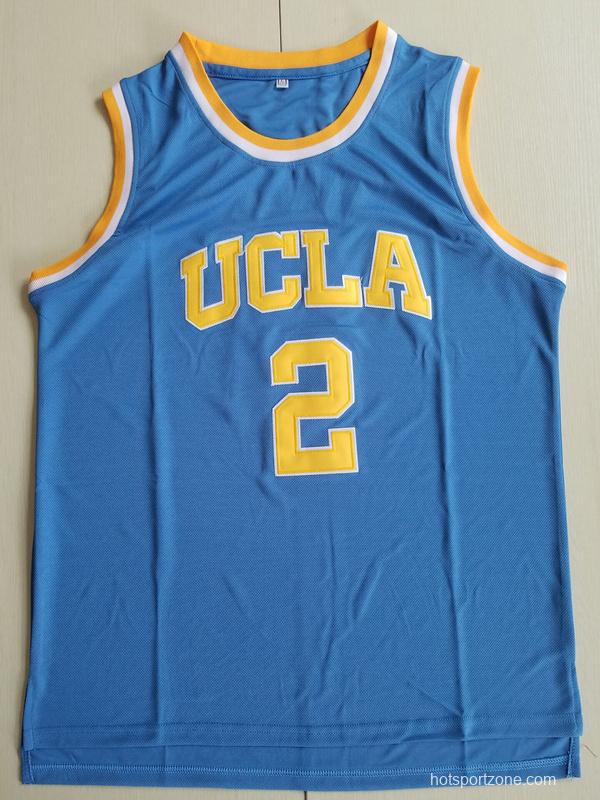 Lonzo Ball 2 UCLA College Light Blue Basketball Jersey