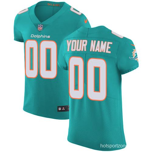 Men's Aqua Custom Elite Team Jersey