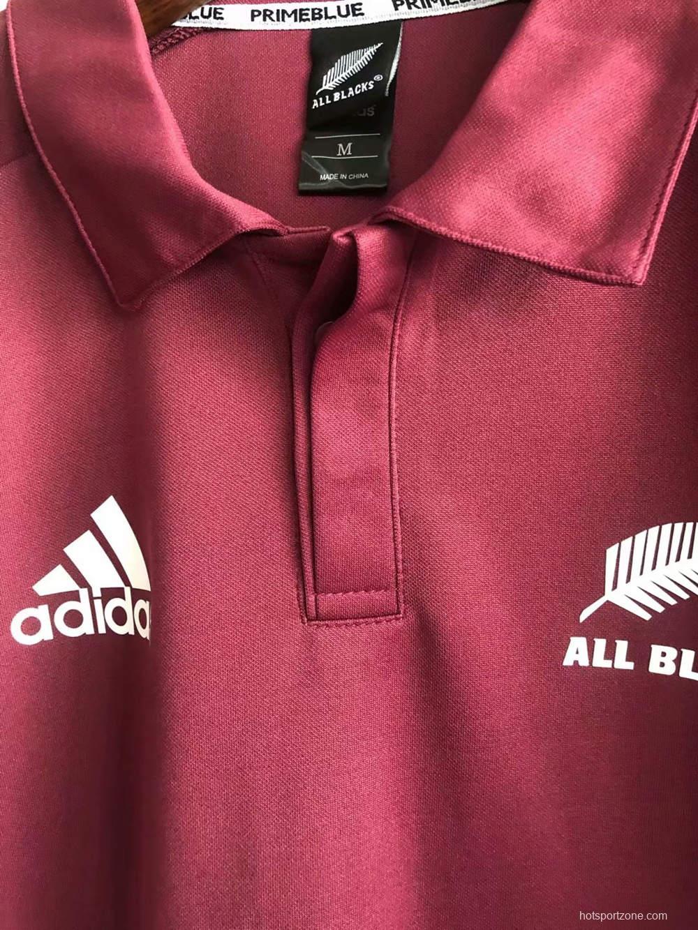 All Blacks 2020 Mens Primeblue Rugby Polo Shirt