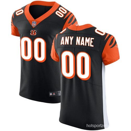 Men's Black Customized Elite Team Jersey