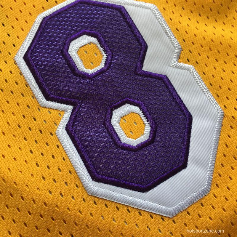 Men's Kobe Bryant Yellow Retro Classic Team Jersey