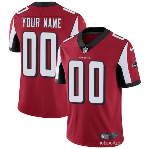 Men's Red Custom Limited Team Jersey